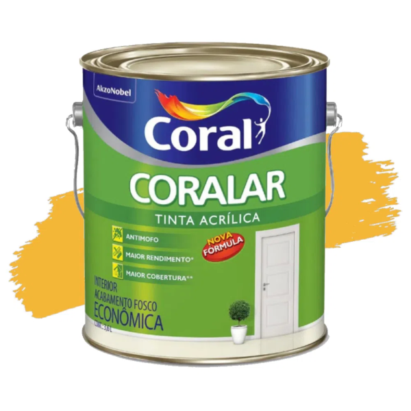 Tinta-Acrilica-Coralar-Amarelo-Frevo-36L-Coral